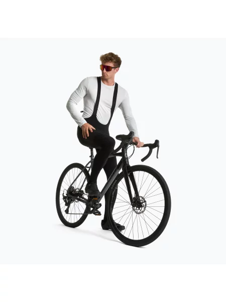 Мъжки панталони за колоездене ATTABO OFREE CARGO с подплата black черно