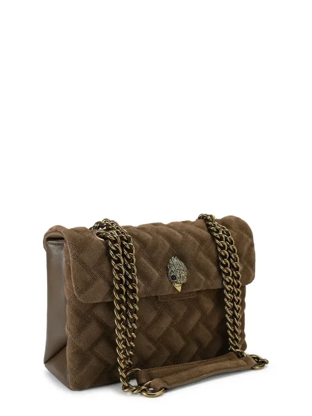 Crossbody kabelka Kurt Geiger London hnedá