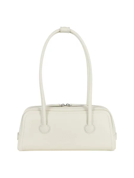 Torebka skórzana Marge Sherwood skórzana bez fiszbin biała