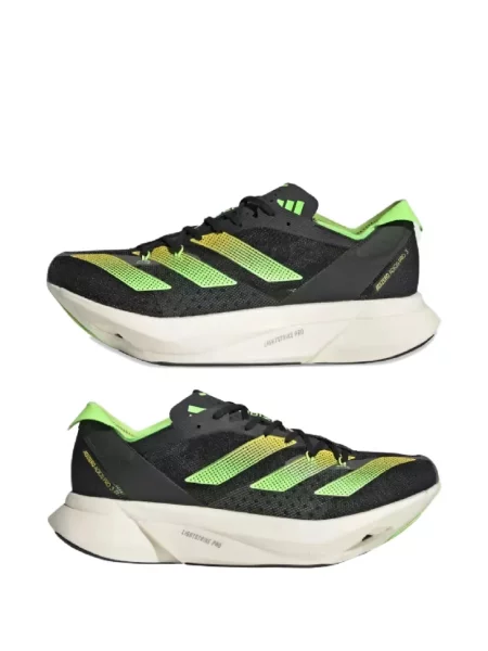 Tenisice Adidas Adizero od brušene kože crna