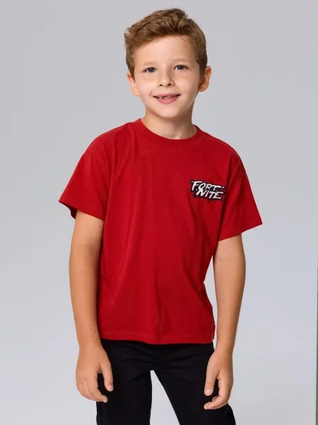 Sinsay tričko s potiskem na zádech Fortnite fialová