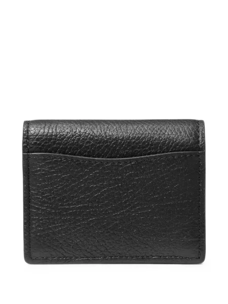 Kožená peněženka Michael Kors s autogramem černá