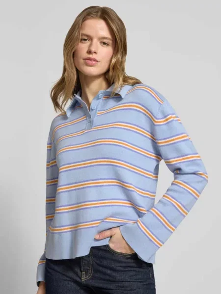 Koszulka polo o kroju regular fit z dodatkiem Gina Tricot