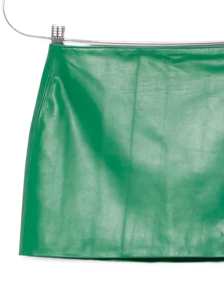 Fustă din piele Manokhi verde