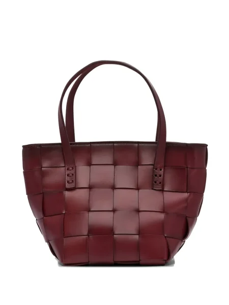 Geantă shopper Dragon Diffusion din piele roșu