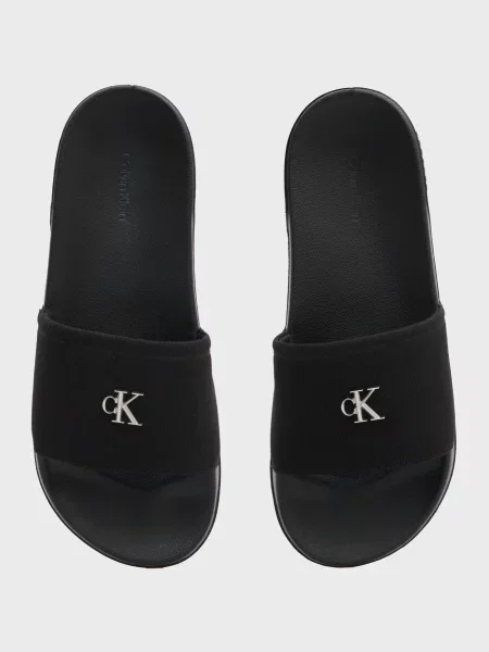 Шлепанцы Calvin Klein из канваса черные