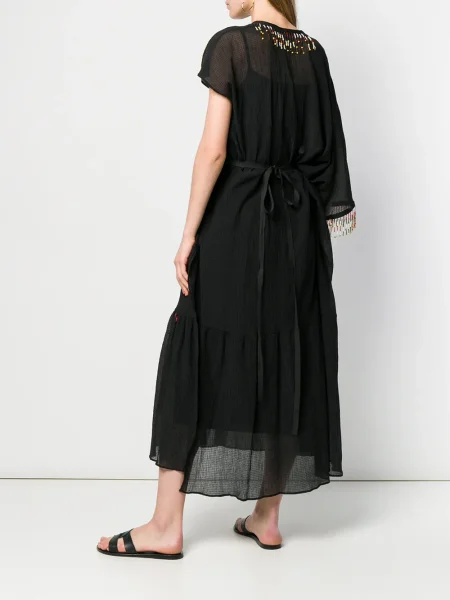Rochie tip cămașă Giacobino de costum negru