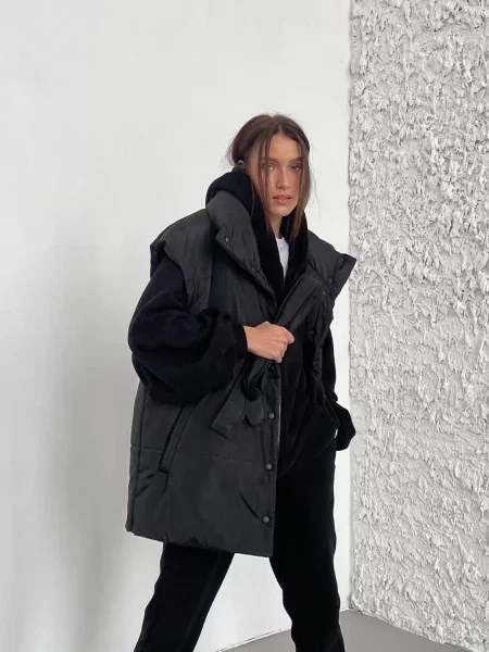 Жилет з утеплювачем Milirud нейлон/поліестер чорний