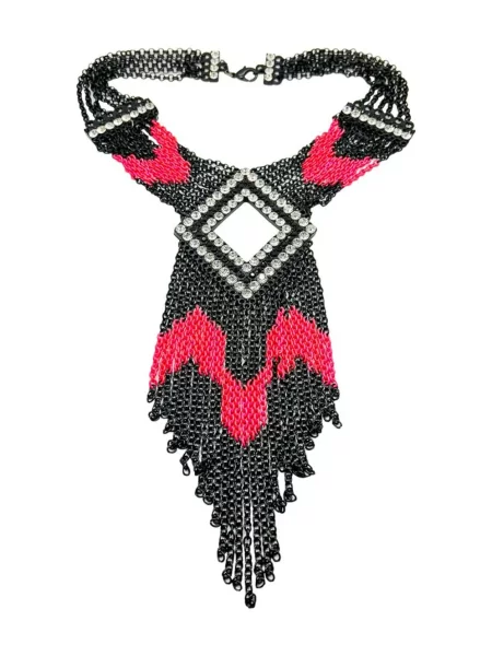 Apykaklė vėrinys Jennifer Gibson Jewellery juoda