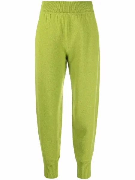 Pantaloni de jogging Alberta Ferretti tricotate verde