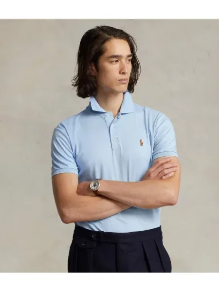 Polo Ralph Lauren Pólóing Slim Fit kék
