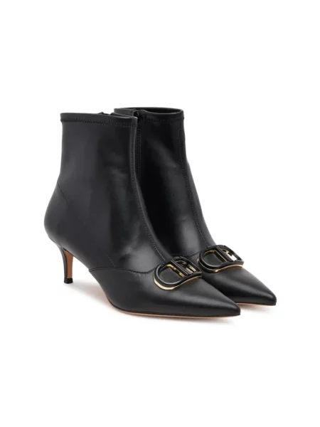 Twinset Obuwie Kobieta 39 EU Botki Oval T czarny