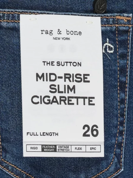 Blugi Rag & Bone albastru