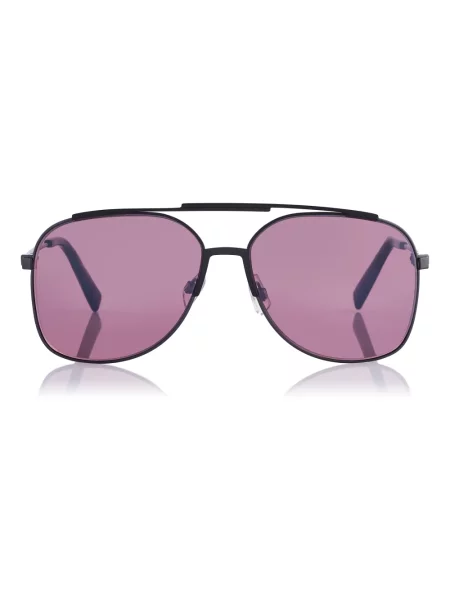 Lniane okulary przeciwsłoneczne Dsquared2 czarne