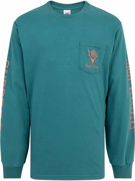 Bluza Supreme z nadrukiem niebieska