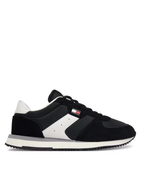 Tommy Jeans Sportcipők Tjm Eva Runner Mix Material fekete