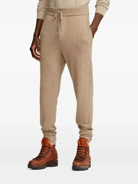 Boxeri Polo Ralph Lauren plisat cu broderie din piele gri