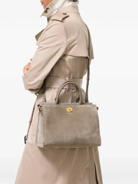 Geantă shopper Burberry maro