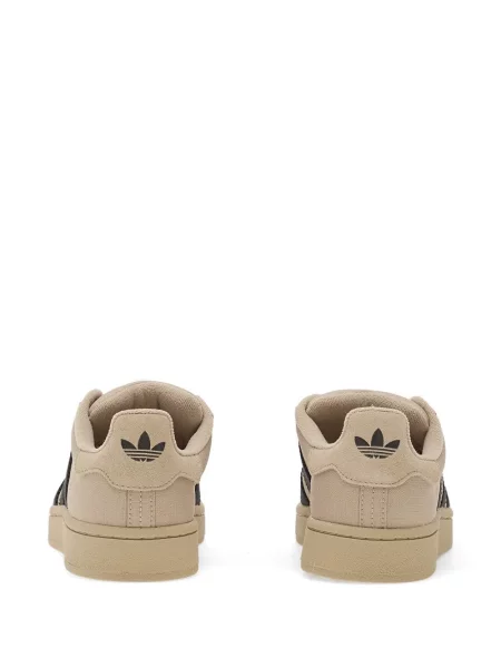 Lung hanorac Adidas cu dungi cu imagine negru