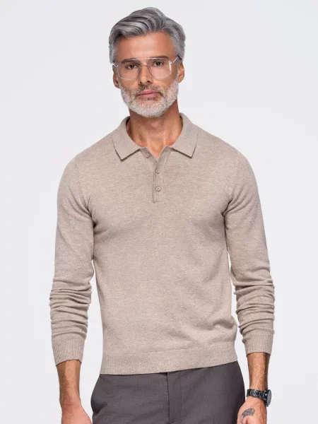Polo majica Ombre bež