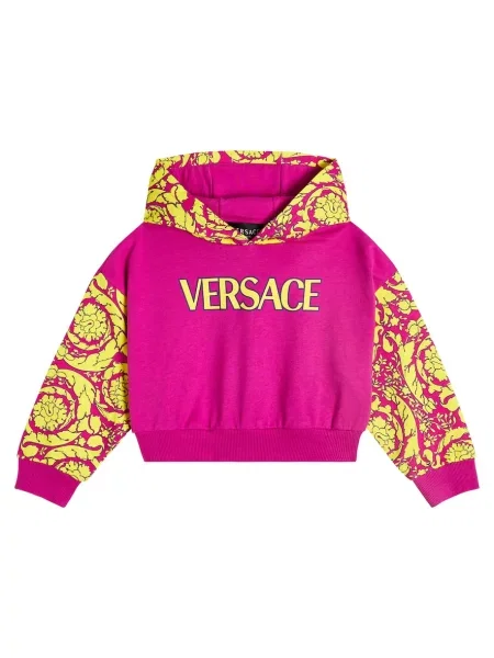 Hoodie Versace ροζ