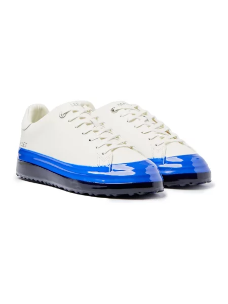 Sneakersy Mallet London skórzane białe