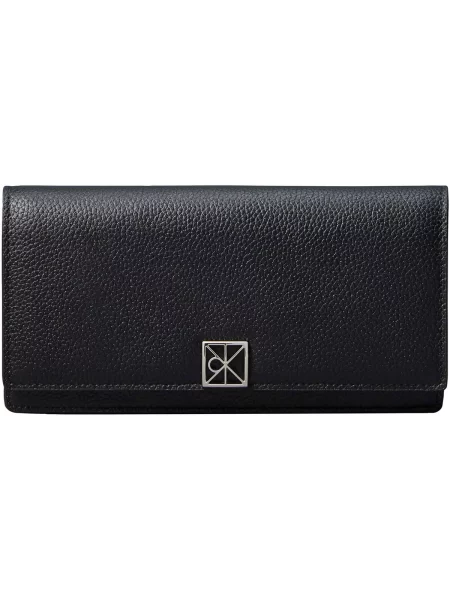 Lung blugi Calvin Klein din piele negru