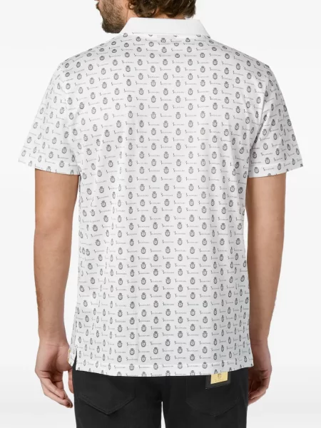 Tricou polo Billionaire alb