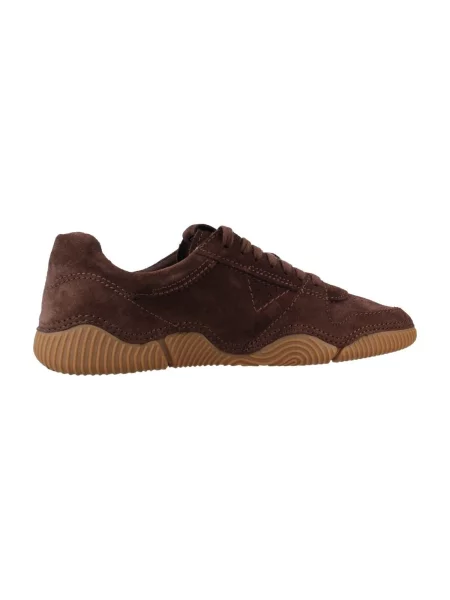 Pantofi Clarks din dantelă maro