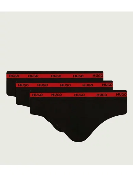 Hugo Bodywear Chiloți slipi HIPBR TRIPLET PLANET negru