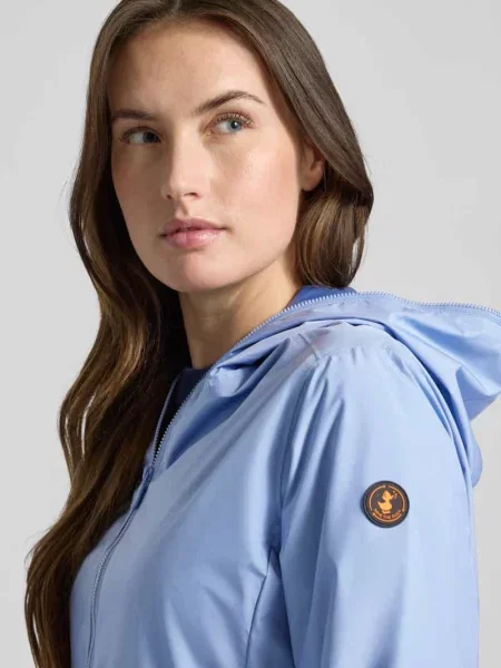 Kurtka o kroju regular fit z dwustronnym zamkiem błyskawicznym model ‘Stella’ Save The Duck niebieska