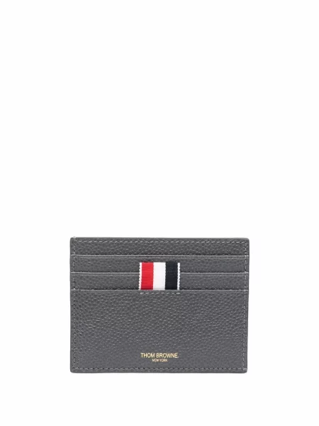 Portofel Thom Browne cu dungi gri