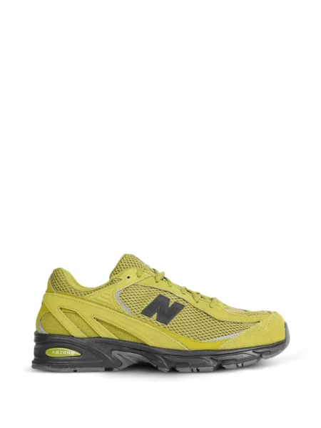 Sneakerși New Balance din piele de căprioară verde