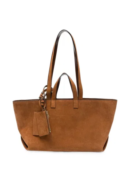 Geantă shopper A.p.c. din piele de căprioară