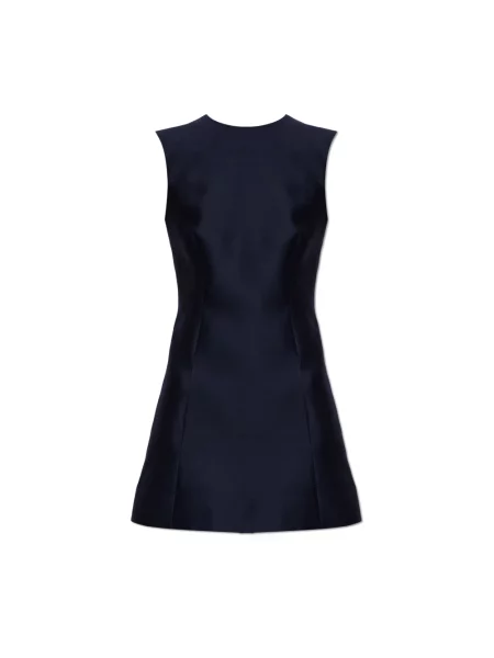 Sukienka Balenciaga wełniana niebieska