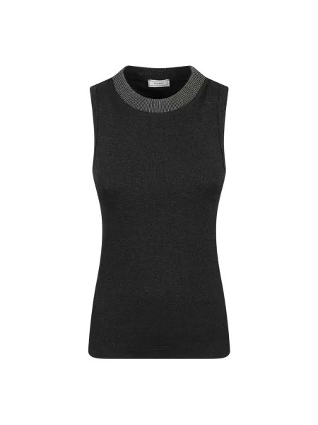 Dzianinowy top Peserico szary