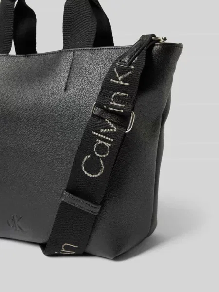 Torebka z rączką Calvin Klein Jeans czarna