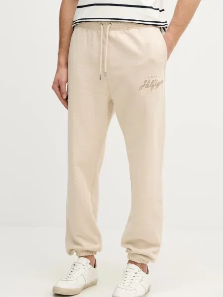 Tommy Hilfiger pantaloni de trening din bej