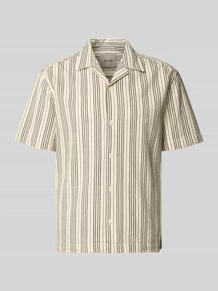 Koszula casualowa o kroju relaxed fit z czystej bawełny model CRUZ' Only & Sons biała