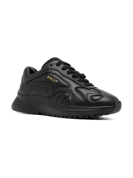 Sneakersy Bally skórzane czarne
