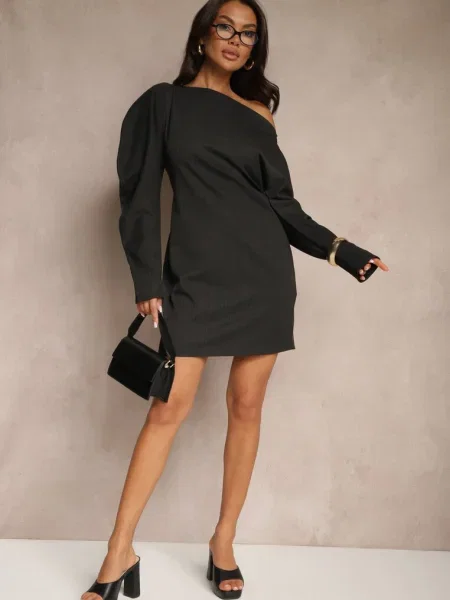 Rochie Sofirra închis gri