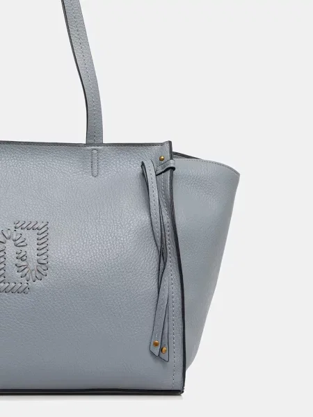 Liu Jo torebka shopper z imitacji skóry niebieska