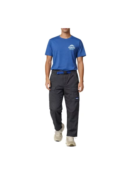 Koszulka Patagonia Capilene Cool Daily Great Waves clement blue/light clement blue x-dye niebieska