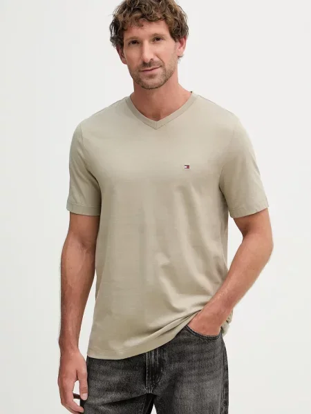Tommy Hilfiger T-shirt Ανδρικό μπεζ