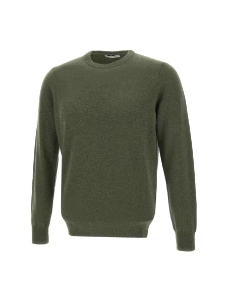 Sweter Kangra wełniany zielony