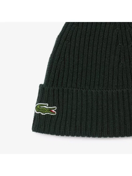 Шапка Lacoste черная