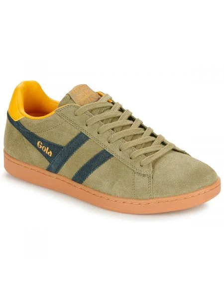 Semišové tenisky Gola khaki