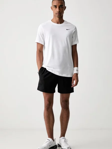 Pánske tričko Nike Dri-Fit smoky white/black biela