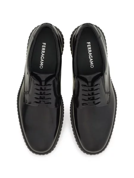 Pantofi derby Ferragamo casual negru
