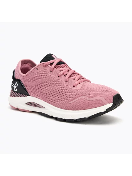Дамски обувки за бягане Under Armour Hovr Sonic 6 pink elixir/black/halo gray черно